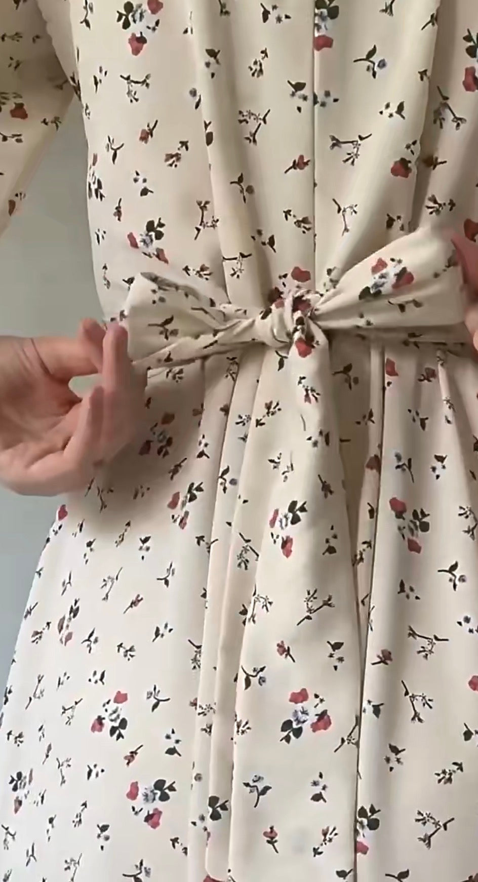 Robe manche bouffante