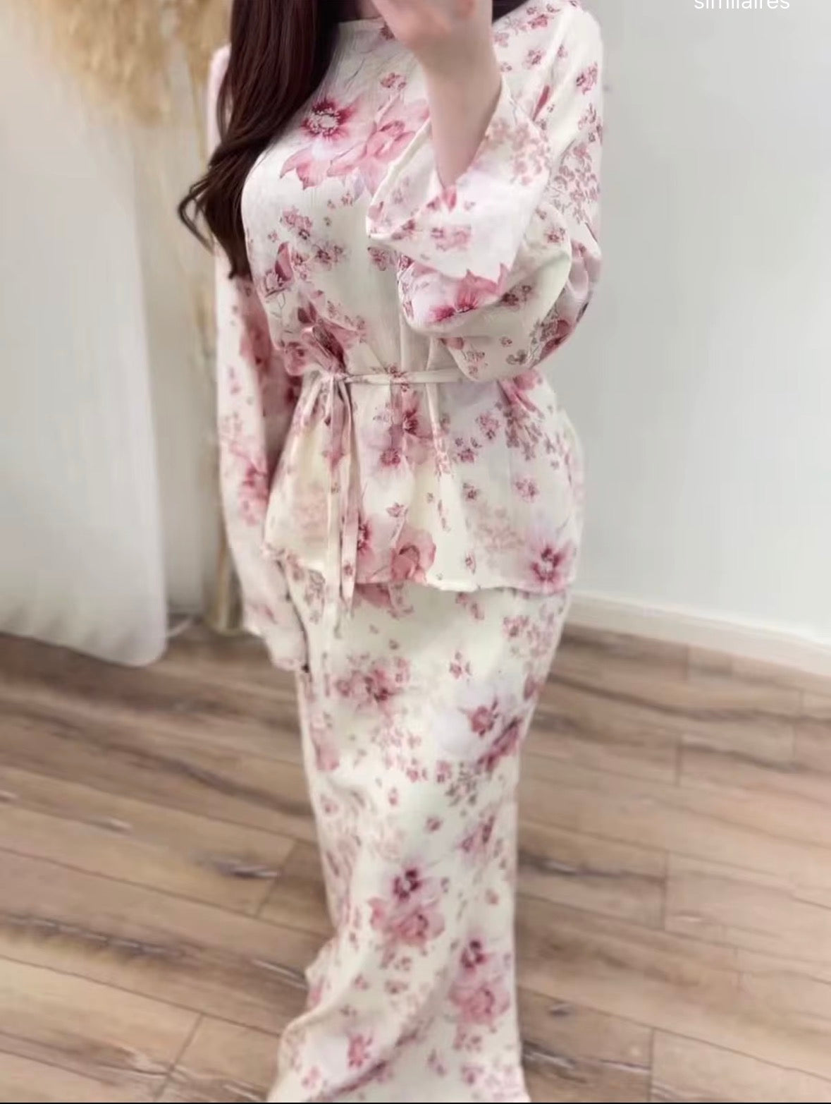 Robe élégante fleuris